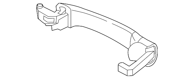 Handle, Outside (Unpainted) 1k5837205gru