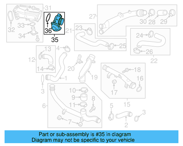 Throttle Valve 059-145-950-AF - View 8