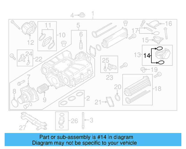 Engine Air Intake Hose 06E-145-641-B - View 12