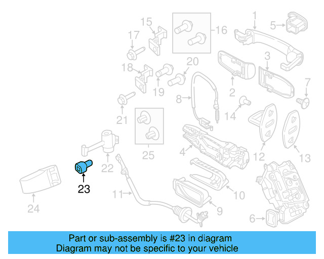 Door Mirror Drive Motor Bolt N-106-109-02 - View 4