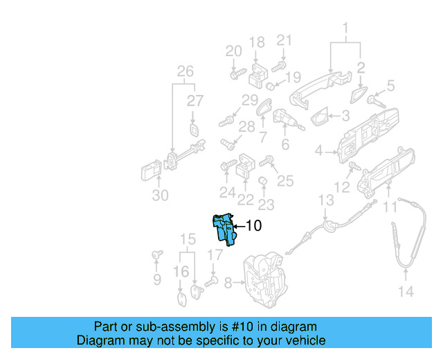 Lock Cover 5K0-837-349-B - View 9