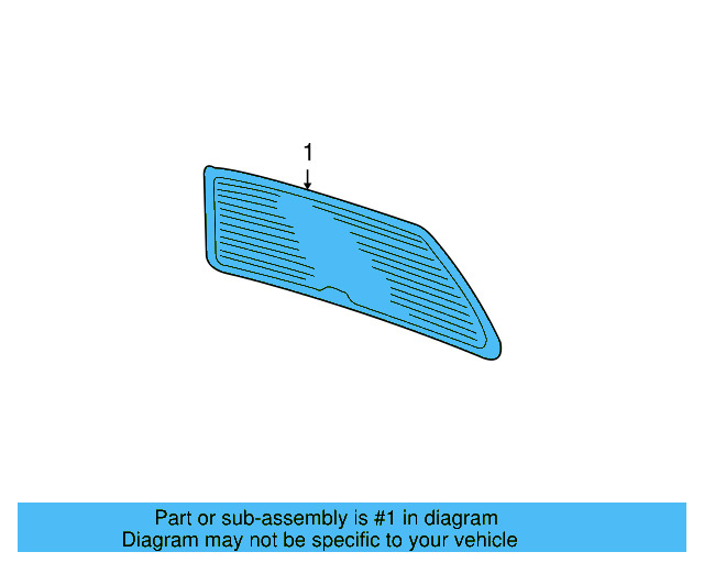 Back Glass 1K5-845-051-AR - View 8