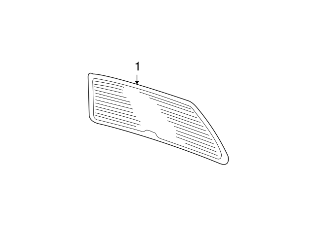 Back Glass 1K5-845-051-AR - View 9