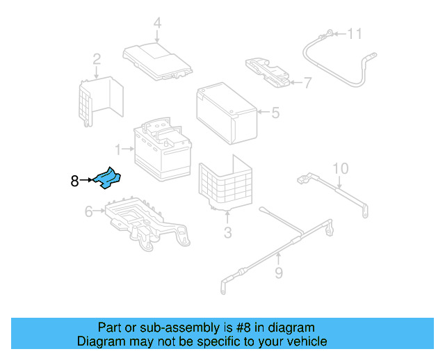 Battery Tray Clamp 1J0-803-219 - View 51