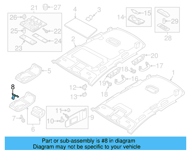 Bracket Clip 5N0-867-633-B - View 33