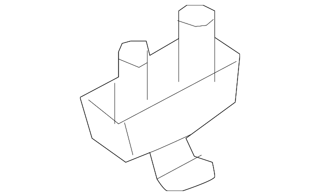 Bracket 1S0-857-561-Y20 - View 2
