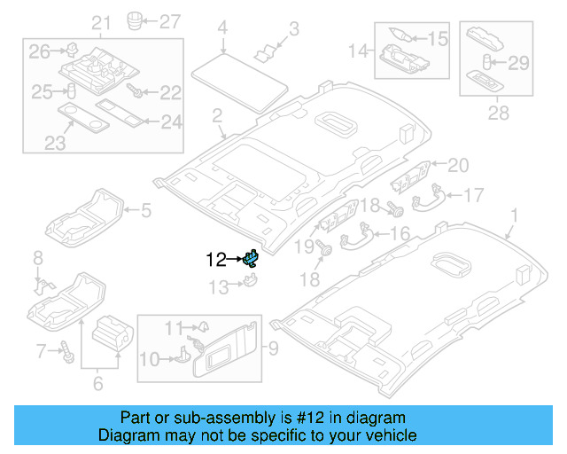 Bracket 1S0-857-561-Y20 - View 5