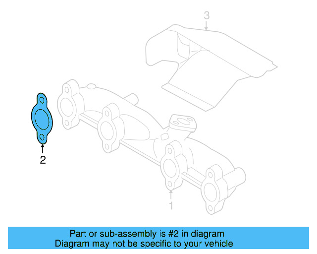 Exhaust Manifold Gasket Set 037-253-039-D - View 9