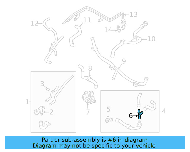 Lower Hose T 5Q0-121-087-L - View 4