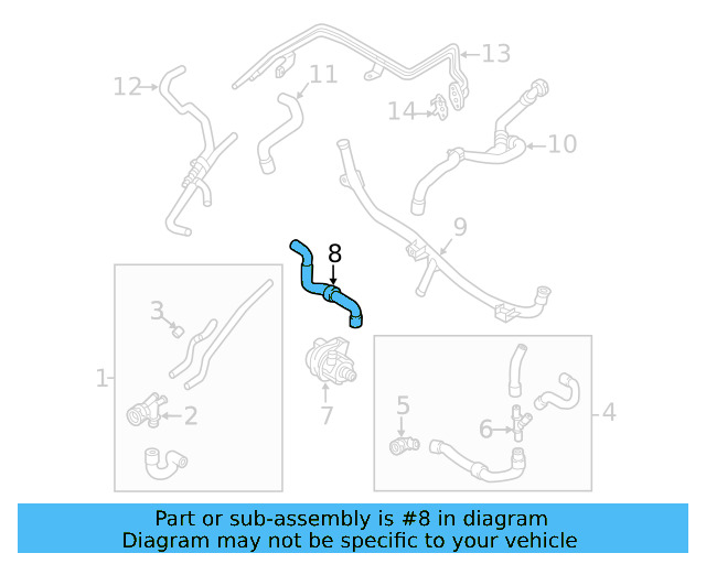 Lower Hose 5Q0-122-051-BD - View 26