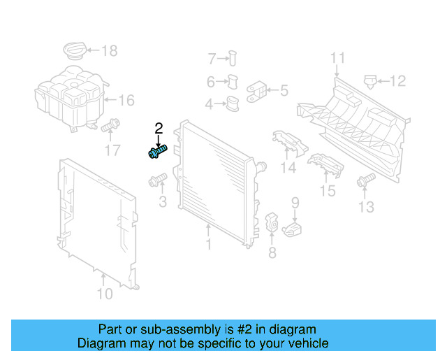 Radiator Screw N-910-700-01 - View 11