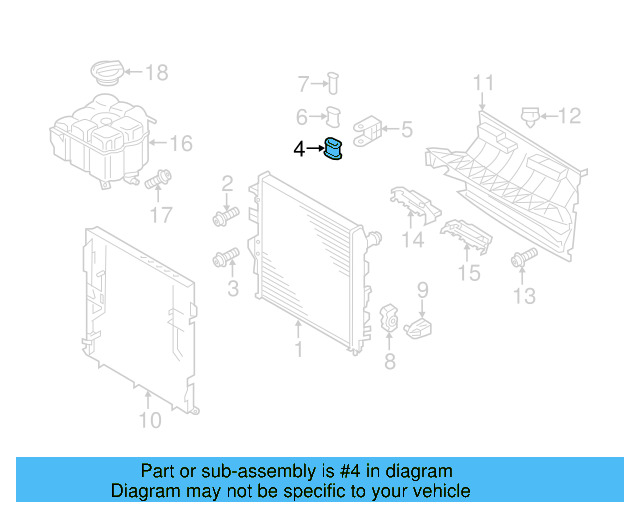 Upper Insulator 7P0-121-276 - View 4
