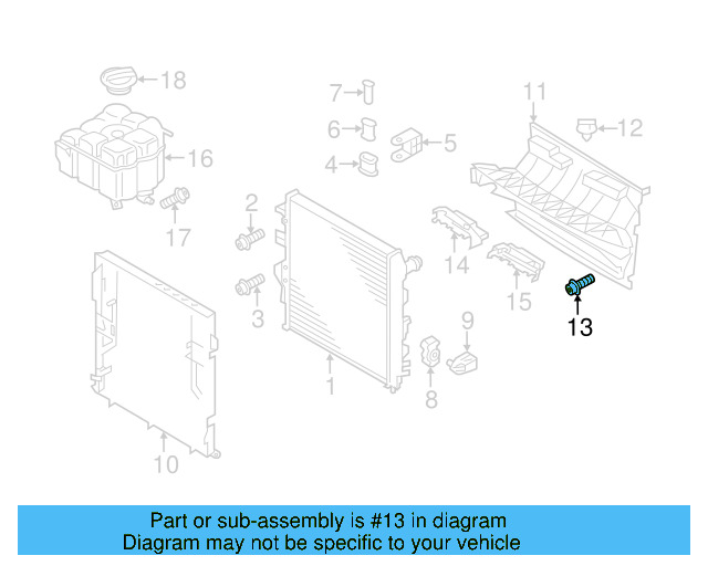 Upper Mount Bolt N-908-082-01 - View 24