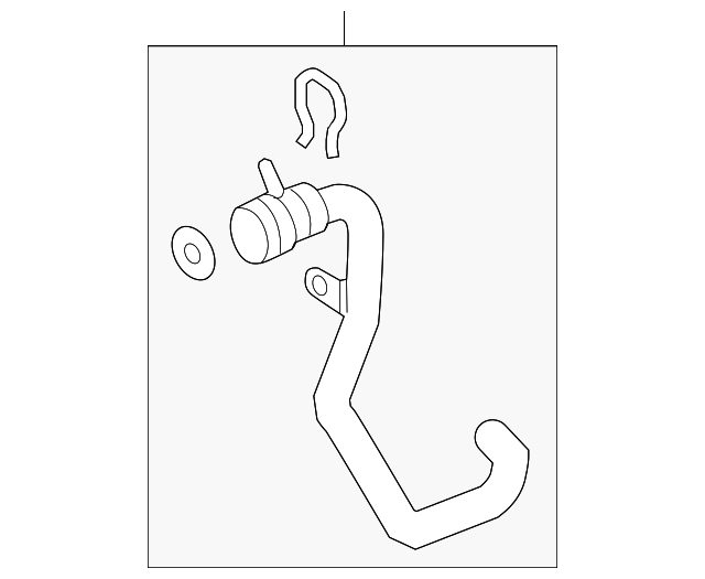 Upper Hose 7P6-122-101-J - View 2