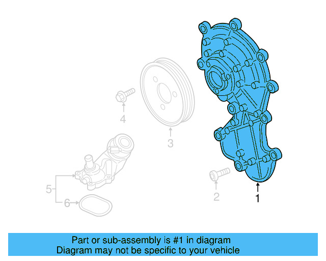 Water Pump 059-121-008-J - View 5