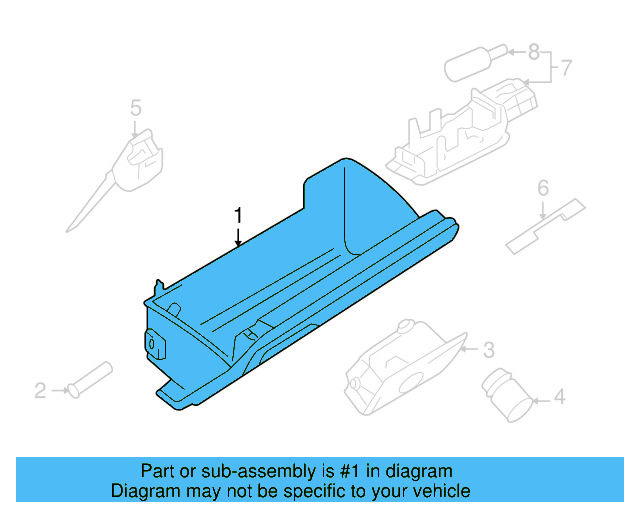 Glove Box 1K1-857-101-P-95T