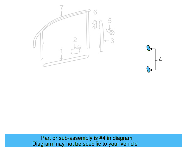 Applique Fastener 1K0-837-963-A