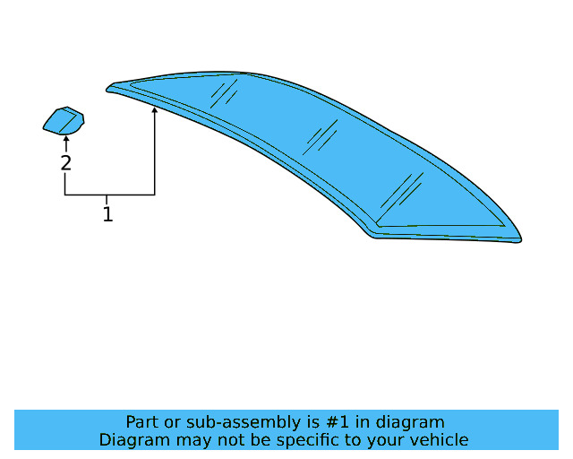 Back Glass 561-845-051-K-NVB - View 5