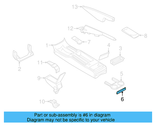 Cup Holder Cap 3B0-862-567-A94 - View 3