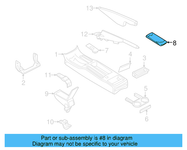 Lining 3B0-863-301-B-4EW - View 6