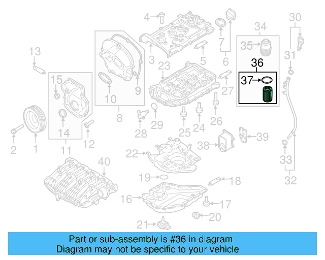 Oil Filter 06L-115-562-B - View 20