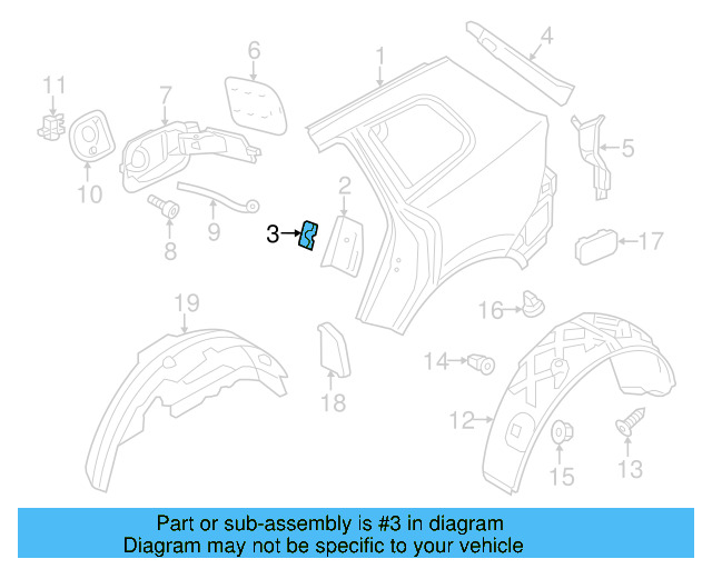 Pillar Reinforced Nut Plate 6R0-810-681 - View 13