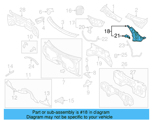Water Deflector 7P6-819-511-B - View 8