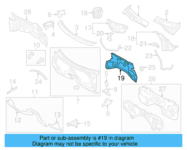 Water Deflector 7P6-819-523 - View 7