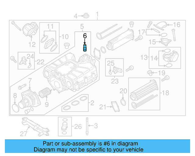 Supercharger Bracket 06E-133-382-A - View 4
