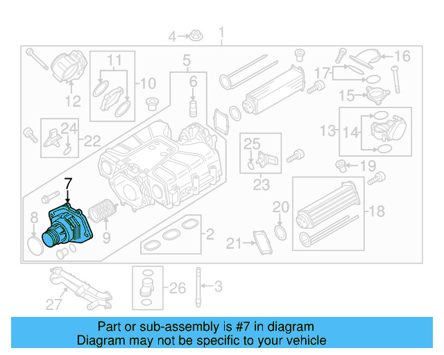 Supercharger Clutch 06E-145-607-A - View 3