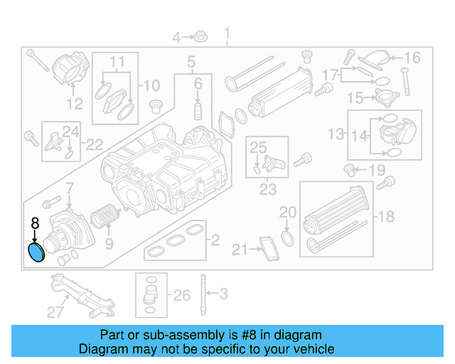 Drive Unit Cap 06E-145-218-A - View 4