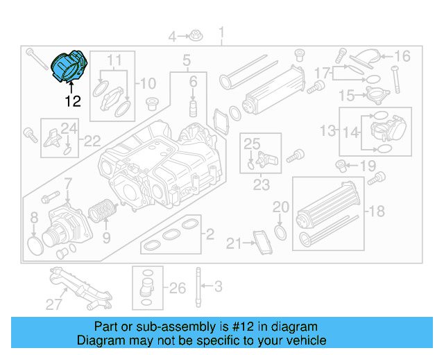 Throttle Valve 059-145-950-AF - View 10