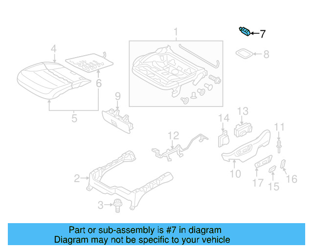 Glove Box Lamp 7L0-947-415 - View 56