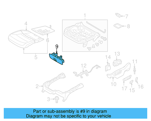 Storage Compartment 8K0-882-601-D-82V - View 3