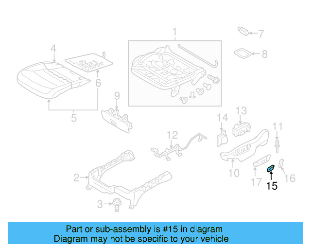 Knob 7P6-959-816-A-QWA