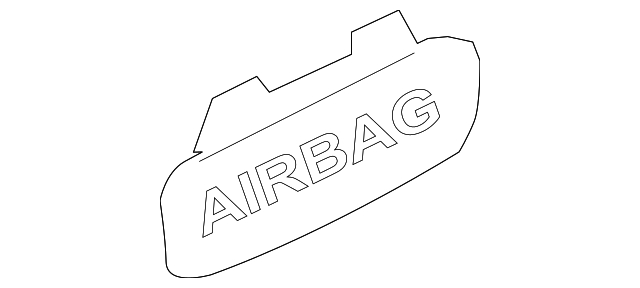 Upper Center Pillar Trim Trim Plate 5G0-853-437-Y20 - View 5