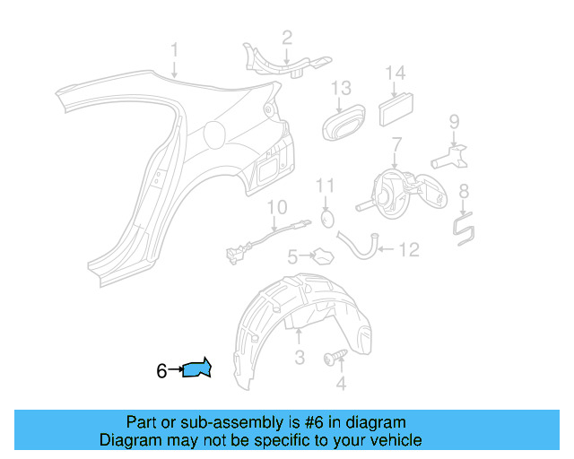 Fender Liner Retainer Nut N-908-338-01 - View 189