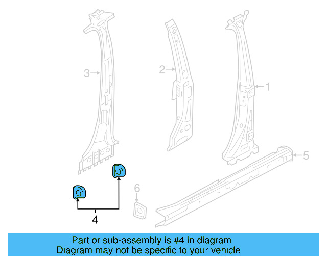 Gusset 7P0-809-019 - View 2