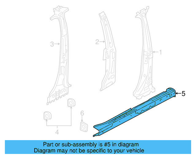Rocker Reinforced 7P0-810-621 - View 4