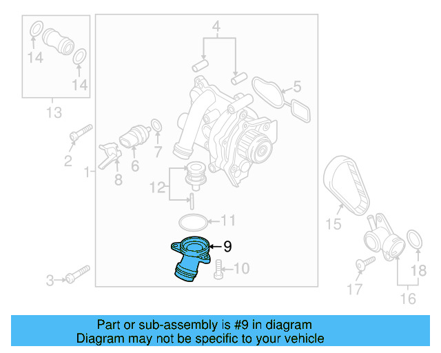 Water Hose Assembly Upper Seal N-907-653-01 - View 157