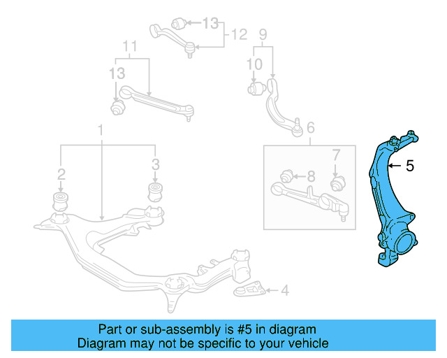 Knuckle 8D0-407-254-C - View 3