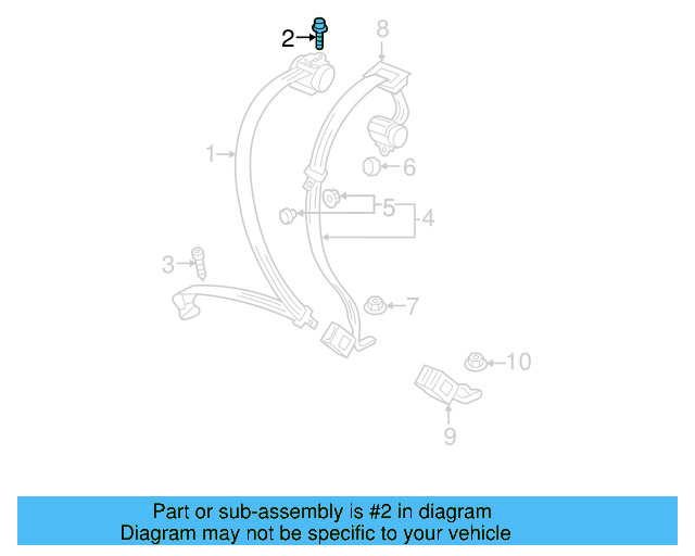 Retractor Assembly Upper Bolt N-989-243-01 - View 30
