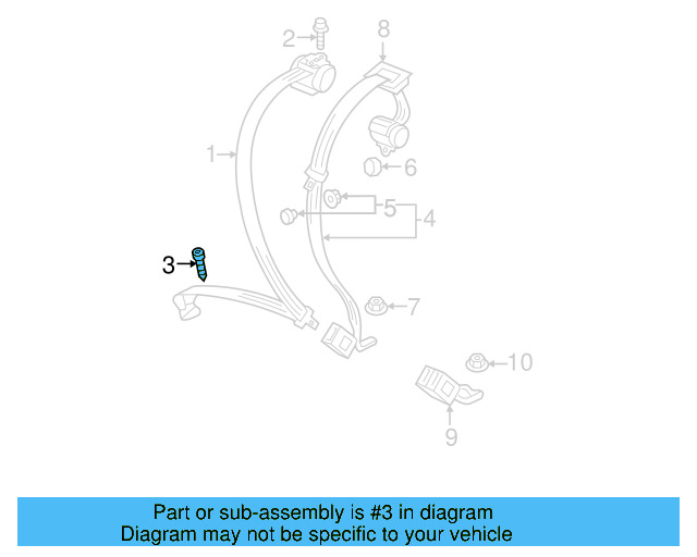 Retractor Assembly Upper Bolt N-989-243-01 - View 16