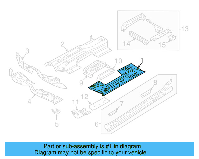 Floor Pan 5QE-803-206 - View 3