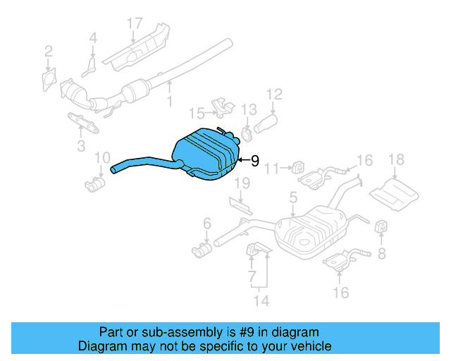 Resonator & Pipe 3AA-253-609-AD - View 9