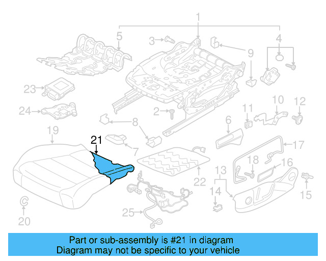 Seat Cushion Pad 5NN-881-375 - View 3