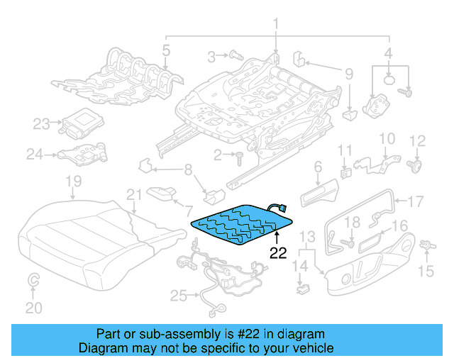 Seat Cushion Heater 5NN-963-556 - View 3