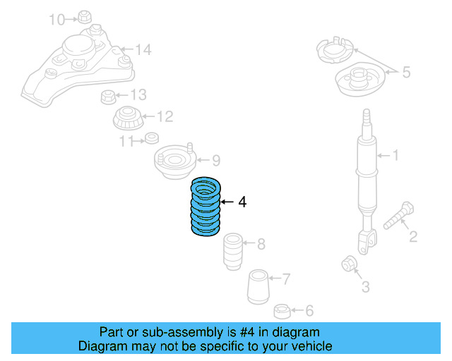 Coil Spring 8D0-411-105-EA