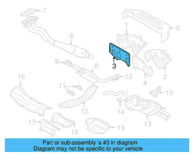 Gasket 021-253-039-E - View 11