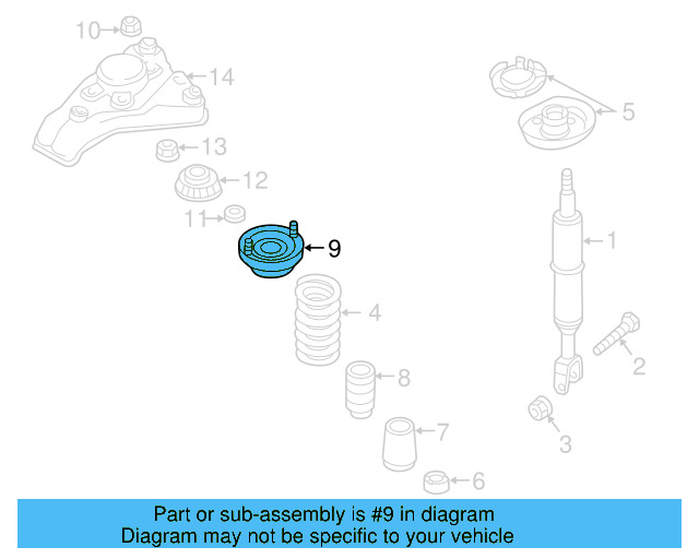 Upper Seat 8D0-412-065-G - View 11